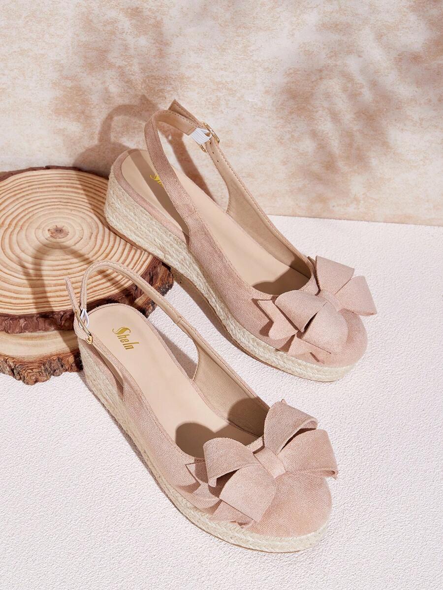 Styleloop Women'S Solid Color Thick Sole Shoes For Summer Vacation Shoes Summer Spring Shoes Spring Break Easter - Apricot - View 1