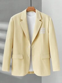 Manfinity Unisex Loose Fit Men's Woven Leisure Suit, 2pcs/Set