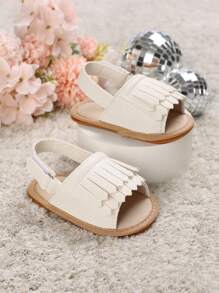 1雙白色沙灘鞋,適合嬰兒和幼兒 - 白色 - 查看 3