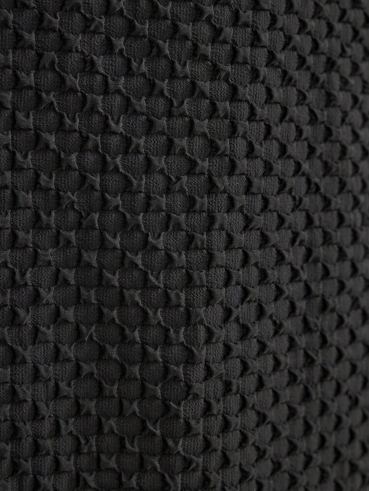 Plus Size Women's Textured Maxi Skirt