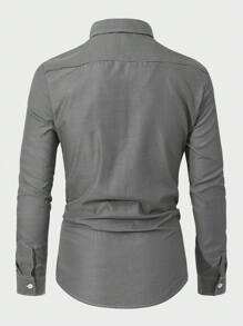 Manfinity Men's Long Sleeve Striped Shirt - Multicolor - View 2