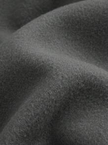 Manfinity Homme Men's Letter Printed Drop Shoulder Long Sleeve Sweatshirt And Sweatpants Set, Fall Clothes