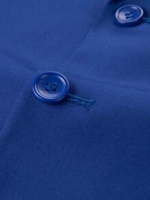 2pcs Men's Suit Set Jacket Pants Wedding Modern Business Formal Suit Size XS-XXXL Fall Winter Clothes For Men - Xanh đậm - Xem 8