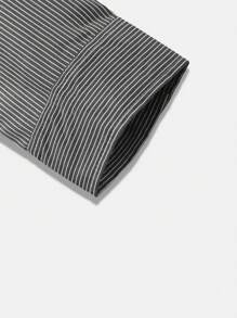 Manfinity Men's Long Sleeve Striped Shirt - Multicolor - View 3