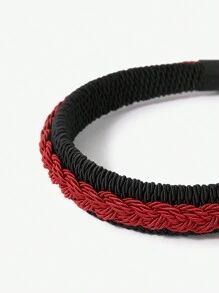 SHEIN Belle 女士时尚红色头带 优雅发带 发箍 - 彩色 - 查看 7