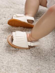 1雙白色沙灘鞋,適合嬰兒和幼兒 - 白色 - 查看 7