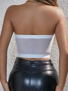 Zolique Của phụ nữ Biến đổi dần Ren Vá lại Áo không dây - Nhiều màu - Xem 2