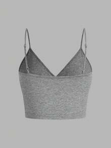 SHEIN EZwear 3入組女式v領十字交叉設計貼身短上衣 - 彩色 - 查看 8