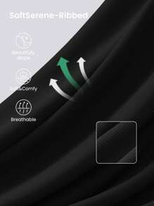 GLOWMODE Ribbed Modal Cut-Out Backless Slit Dress - Black - View 4