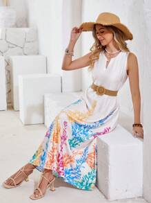 Aveloria Sleeveless Print Dress