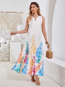 Aveloria Sleeveless Print Dress