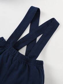 Souflis Souflis 寶寶男孩紳士風格蝴蝶領吊帶褲和襯衫連身衣 - 彩色 - 查看 4