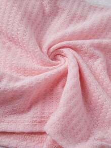 Sweetra Waffle Lace Patchwork T-Shirt Y2K Outfit 