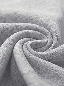 SHEIN EZwear Women's Printed Long Sleeve Sweatshirt - Grey - View 7