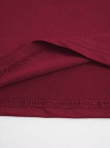 INAWLY Camiseta De Manga Larga Con Cuello Redondo De Color Sólido Para Mujer