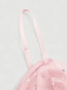 SHEIN MOD Women's Plus Size Contrast Mesh Sequin Corset Cami Date Night Dress,Birthday Dresses For Women