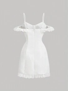 SHEIN MOD Robe à volants à volants pour femmes