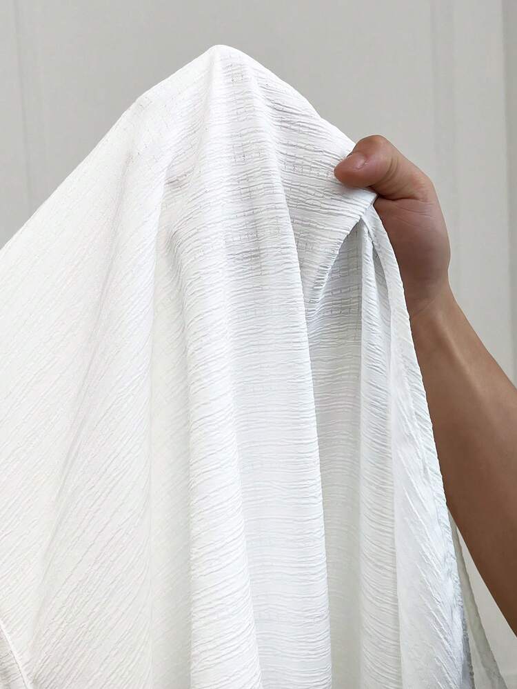 Solid Color Plus Size Long Sleeve Shirt