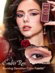 SHEGLAM Ember Rose Collection Valentinstagsgeschenk Rosa Lipgloss Rosa Rouge Lippenstift Lidschatten Make-Up-Set Rote Make-Up-Kollektion Abschluss Geburtstag Urlaub Sommer Herbst Autumn Y2K Schick Mode Damen Marke Make-Up Kosmetik SchöNheit Party Strand Reise Camping DraußEn Schule Campus Ausflug Festivals Dekoration Geschenk PräSent Rose MäDchen Cosplay Beste Farbe Charme AtmosphäRe