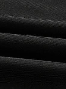 Sweetra Women's Solid Color Flared Pants Fall Cloth For Women - Black - View 4