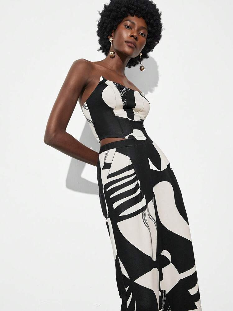 Maija Women's Random Printed Casual Two-Piece Set | SHEIN USA