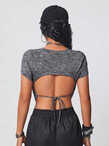 Coolane Camisetas Sin Espalda Con Diseño De Correa