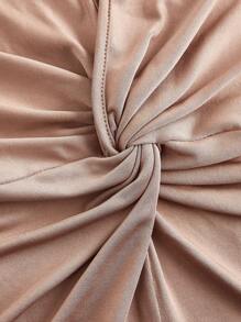 SHEIN Privé Women'S 3-Pack Solid Color Twist Front Slit Halter Top - Multicolor - View 8