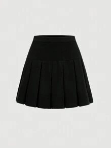 SHEIN MOD Women's Color Block Bowknot Decorated Tube Top And Solid Color Pleated Skirt Set - Multicolor - View 6