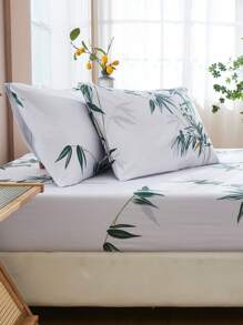 3入組花卉枝莓圖案印花聚酯纖維床上四件套 - 彩色 - 查看 6