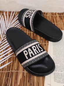 SHUZIA 女性平底涼鞋 - 黑色 - 查看 3