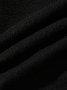 Manfinity EMRG Men's Hoodie And Pants Tracksuit Set With Letter Printing - Black - View 5