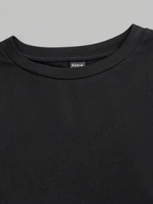 SHEIN EZwear 3pcs/Set Casual Solid Color Round Neck Long Sleeve Fitted Women T-Shirts, Suitable For Spring & Autumn - Multicolor - View 6