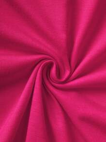 SHEIN Camiseta de mujer de manga corta con estampado de retrato, camisetas gráficas para mujer