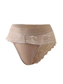 Women's Fantasy-Elegant Contrast Lace Brief Panties, 3pcs/Pack Lingerie
