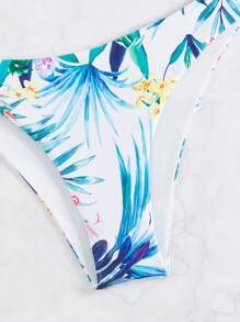 Swim Vcay 熱帶圖案三角杯比基尼泳裝 - 彩色 - 查看 6