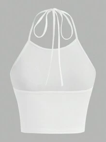 SHEIN EZwear 2 件套休闲简约黑白吊带修身背心，适合夏季