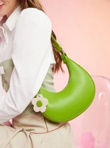 SHEIN MOD Túi đeo vai thời trang màu xanh lá cây dành cho nữ - màu xanh lá - Xem 1