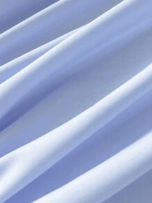 1件纯色床笠，床垫保护套，床垫罩，深口袋设计，柔软透气，适合多种床型