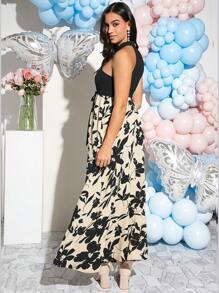 Loomaby 优雅孕妇长裙，适合迎婴派对