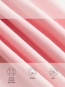 Cozy Pixies Áo chui đầu tay phồng cổ tròn bé gái và quần 2 bộ trang phục - Hồng - Xem 8