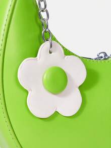 SHEIN MOD Túi đeo vai thời trang màu xanh lá cây dành cho nữ - màu xanh lá - Xem 10