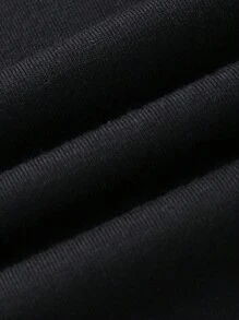 SHEIN Slayr Camiseta Con Eslogan Impreso Para Mujeres De Talla Grande - Negro - Ver 4