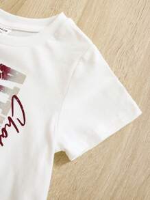 SHEIN Đứa bé trai Giải trí Mô hình sư tử Thể thao Bộ đồ - Nhiều màu - Xem 6