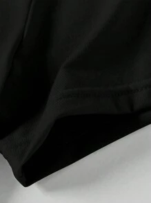 SHEIN Unity Cowboy Boots Printed T-Shirt, Western Style Graphic Tees Women Tops - Black - View 3