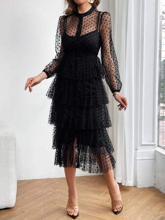 SHEIN Privé Sleeveless Backless Dress