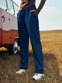In My Nature Women's Outdoor Sports Softshell Pants - Navy Blue - View 6