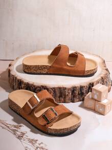 Mini mi Flat Sandals For Kids - Pink - View 2