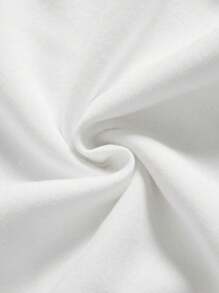 Aesthetic Post--Men's White Knitted Round Neck Summer Tank Top With Letter Print - White - View 4