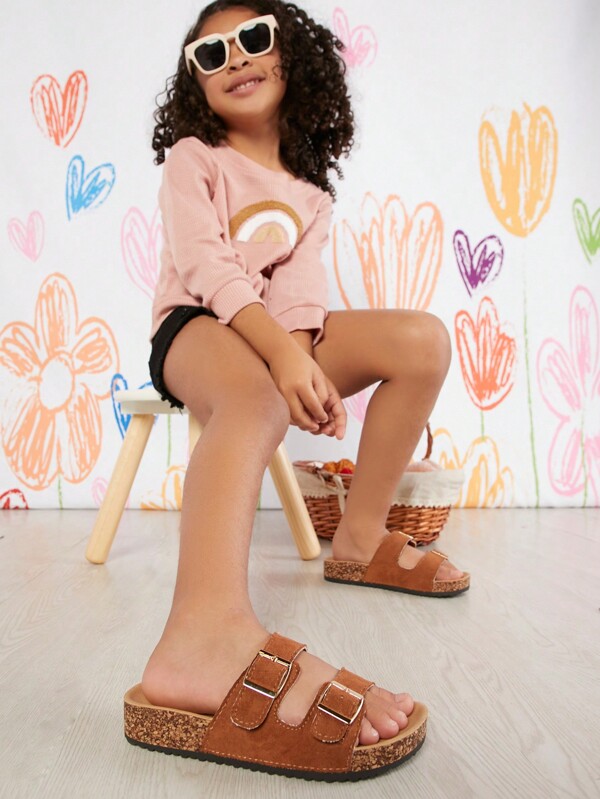 Mini mi Flat Sandals For Kids