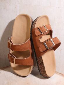 Mini mi Flat Sandals For Kids - Pink - View 4